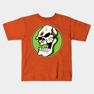 Grumpy Skull Kids T-Shirt